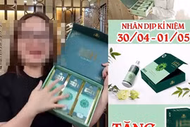 Bà Hoàng Hường quảng cáo sai về công dụng của viên xương khớp Hoàng Hường trong các video livestream trên mạng xã hội(Ảnh chụp màn hình)