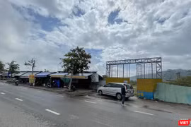 Một góc hiện trạng dự án New Danang City do Công ty CP đầu tư kinh doanh nhà Phú Gia Thịnh làm chủ đầu tư.