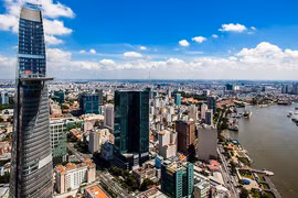 Một góc thành phố Hồ Chí Minh hiện đại