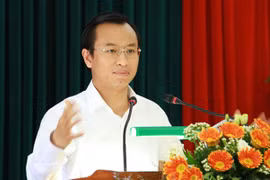 Bí thư Thành ủy Nguyễn Xuân Anh kết luận hội nghị - Ảnh: Hữu Khá