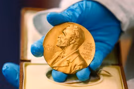 Giải Nobel trị giá khoảng 960. 000 USD - Ảnh: Japan Times