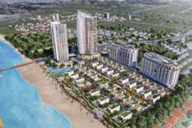 Phối cảnh tổng thể dự án Aria Vũng Tàu - tên cũ: Blue Sapphire Resort (Nguồn: ariavungtau.com.vn)