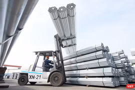 Ống thép Hòa Phát chính thức vào thị trường Ấn Độ với đơn hàng nghìn tấn.
