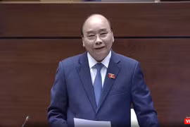 Thủ tướng Chính phủ Nguyễn Xuân Phúc trong phiên trả lời chất vấn chiều nay.