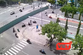 Đà Nẵng sẽ cấm đậu đỗ nhiều tuyến đường tại khu vực trung tâm TP để thi công hầm chui nút giao thông phía tây caayuf Sông Hàn