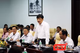 Ông Đặng Việt Dũng, Phó Chủ tịch UBND TP Đà Nẵng phát biểu tại buổi làm việc