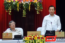 Sáng 14/6, đoàn công tác do Chủ nhiệm Ủy ban kiểm tra Trung ương Trần Quốc Vượng dẫn đầu đã có buổi làm việc với Thành ủy Đà Nẵng