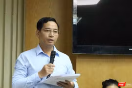 BS. Nguyễn Hữu Hải - Phó trưởng Phòng Điều trị HIV/AIDS, Cục Phòng, chống HIV/AIDS, Bộ Y tế (Ảnh: Minh Thuý) 