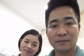 Vợ chồng anh Minh, chị Hướng hạnh phúc khi có con (Ảnh - BVCC) 