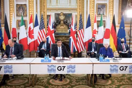 Hội nghị Bộ trưởng Tài chính G7 tại London, Anh, ngày 4/6/2021.