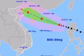 Bão Matmo tăng cấp nhanh, Hà Nội, Thanh Hóa, Nghệ An có mưa cực lớn