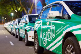 Xe chạy dịch vụ Grab sẽ không phải gắn mào