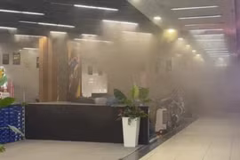 Khu vực nơi xảy ra vụ cháy.