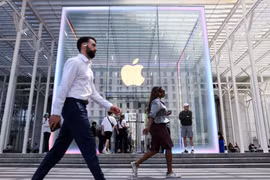 Cửa hàng Apple ở New York. Ảnh: Reuters