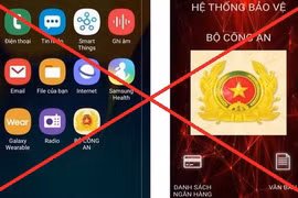Bộ Công an khẳng định chưa phát hành app nào cho điện thoại thông minh 