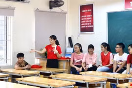 Học sinh trong giờ học. Ảnh: Minh Thúy