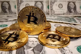 Đồng Bitcoin. Ảnh: Pinterest.
