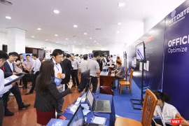Các doanh nghiệp giới thiệu công nghệ tại Japan ICT Day 2019 tổ chức tại Đà Nẵng