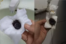 Dư luận và người dân Đà Nẵng mấy ngày nay lo lắng về chất lượng nước sinh hoạt khi chứng kiến cặn bẩn và vị lợ. (Ảnh: Nguyệt Cát)