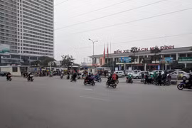 Trên đoạn đường Phạm Hùng không xảy ra tình trạng ùn tắc như cuối tuần trước