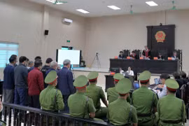 Toàn cảnh phiên tòa ngày 29/10.