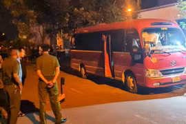 Chiếc xe liên quan vụ việc.