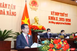 Ông Nguyễn Văn Quảng – Bí thư Thành ủy Đà Nẵng phát biểu chỉ đạo kỳ họp
