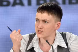 Nghị sĩ Ucraine Nadezhda Savchenko.