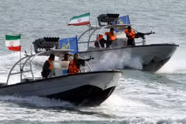 Tàu tuần tra cao tốc của Hải quân Iran.