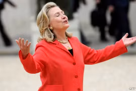 Bà Hillary Clinton.