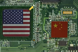 Các biện pháp của Mỹ được cho là đòn "tấn công hạt nhân" quyết bóp chết ngành chip bán dẫn Trung Quốc (Ảnh: Creaders).