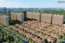 Toàn cảnh dự án Ngự Thúy Viên của tỉ phú Hong Kong Lý Gia Thành ở quận Triều Dương, Bắc Kinh vừa được cấp phép bán (Ảnh: Sohu)