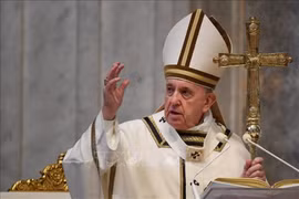 Đức Giáo hoàng Francis, người vừa từ trần hôm 21/4. Ảnh: AFP.