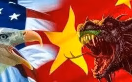 Tạp chí Time cho rằng quan hệ Mỹ - Trung đang dần đi tới đối đầu (Ảnh: cntt).