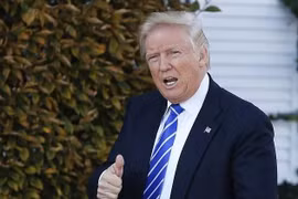 Tổng thống đắc cử Mỹ Donald Trump. Ảnh: AP/QQ