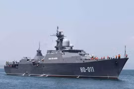 Tàu hộ vệ HQ-011 Đinh Tiên Hoàng lớp Gepard của Hải quân Việt Nam, mua của Nga. Ảnh: Kaixian.