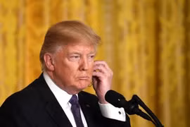 Tổng thống Mỹ Donald Trump đã không thực hiện một số cam kết trong tranh cử. Ảnh: Cankao