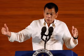 Tổng thống Philippines Rodrigo Duterte. Ảnh: Sohu.