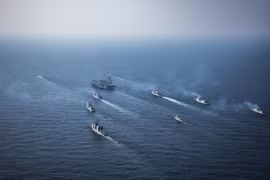 Cụm tấn công tàu sân bay Mỹ. Ảnh: Sina.