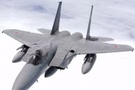 Máy bay chiến đấu F-15J của Lực lượng Phòng vệ Trên không Nhật Bản. Ảnh: Cankao.