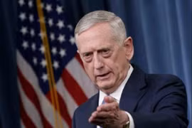 Ngày 19/1/2018, Bộ trưởng Quốc phòng Mỹ James Mattis công bố chiến lược quốc phòng mới. Ảnh: The Express Tribune.