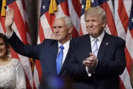 Tổng thống và Phó Tổng thống đắc cử Mỹ Donald Trump và Mike Pence. Ảnh: Business Insider
