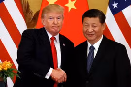 Mỹ và Trung Quốc đang cạnh tranh ngôi vị số 1 thế giới. Ảnh: Reuters.