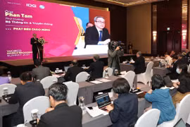 Thứ trưởng Bộ TT&TT Phan Tâm phát biểu tại sự kiện.