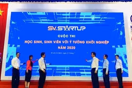 Lễ phát động cuộc thi "Học sinh, sinh viên với ý tưởng khởi nghiệp" năm 2020. Ảnh: Báo Chính phủ.