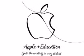 Logo sự kiện Giáo dục của Apple (ảnh: Phone Arena)