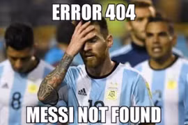 Tạo hóa đang chơi trò đùa dai với Messi (ảnh VietTimes)