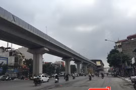 Dự án đường sắt đô thị Cát Linh - Hà Đông - Ảnh: Q.V