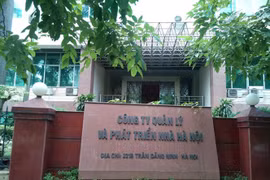 Trụ sở Công ty Quản lý và Phát triển Nhà Hà Nội. Ảnh: Tiền Phong