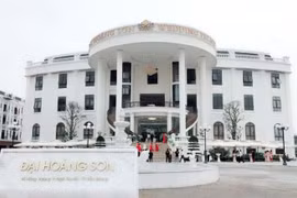 Khu Trung tâm tiệc cưới đã hoàn thiện và đưa vào sử dụng. Ảnh: Tiền Phong